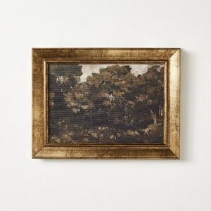 Studio McGee Moody Trees Framed Canvas Wall Art - 16” x 12”